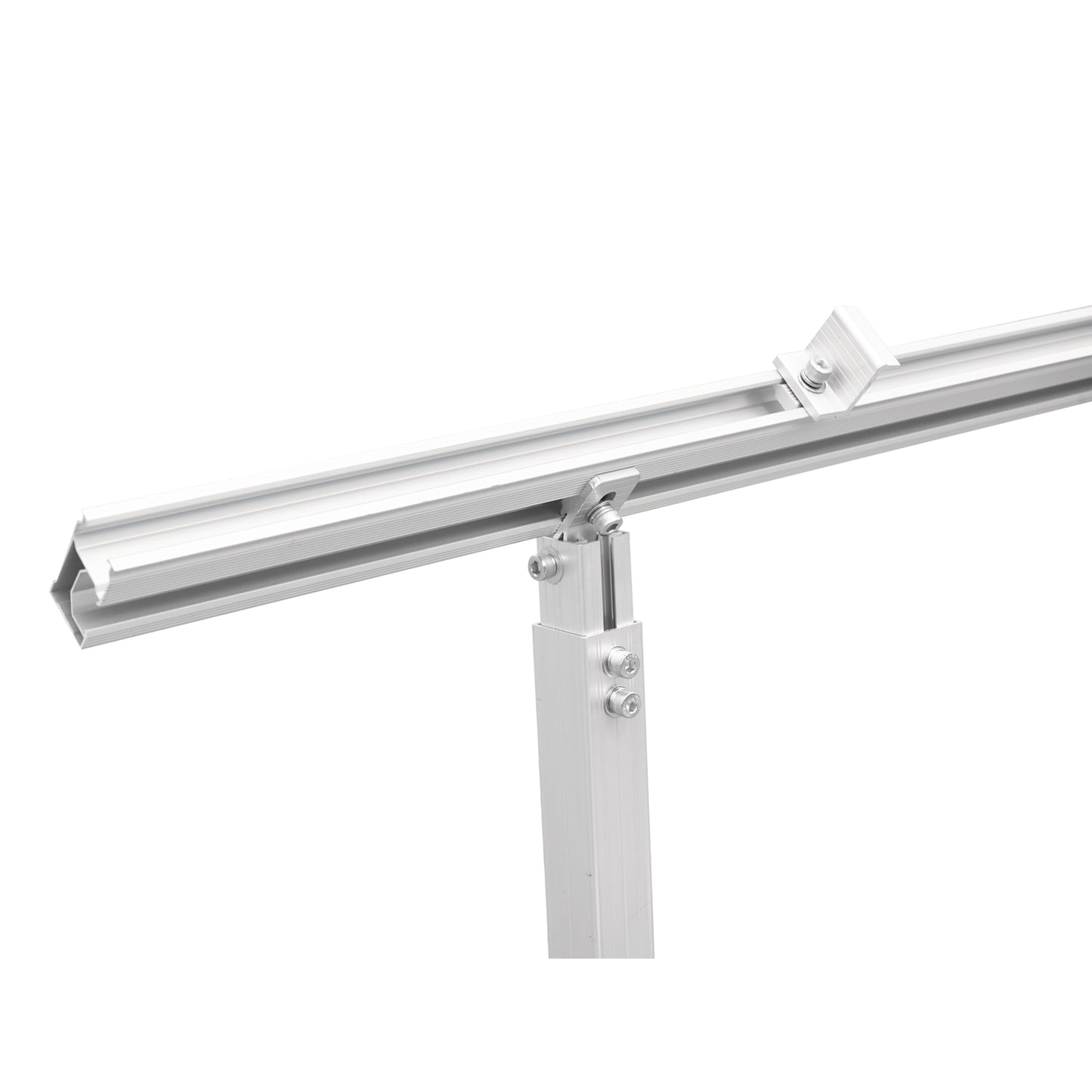 Complete mounting system, roof structure for 4 photovoltaic solar panels with adjustable angle 15-30 degrees Breckner Germany