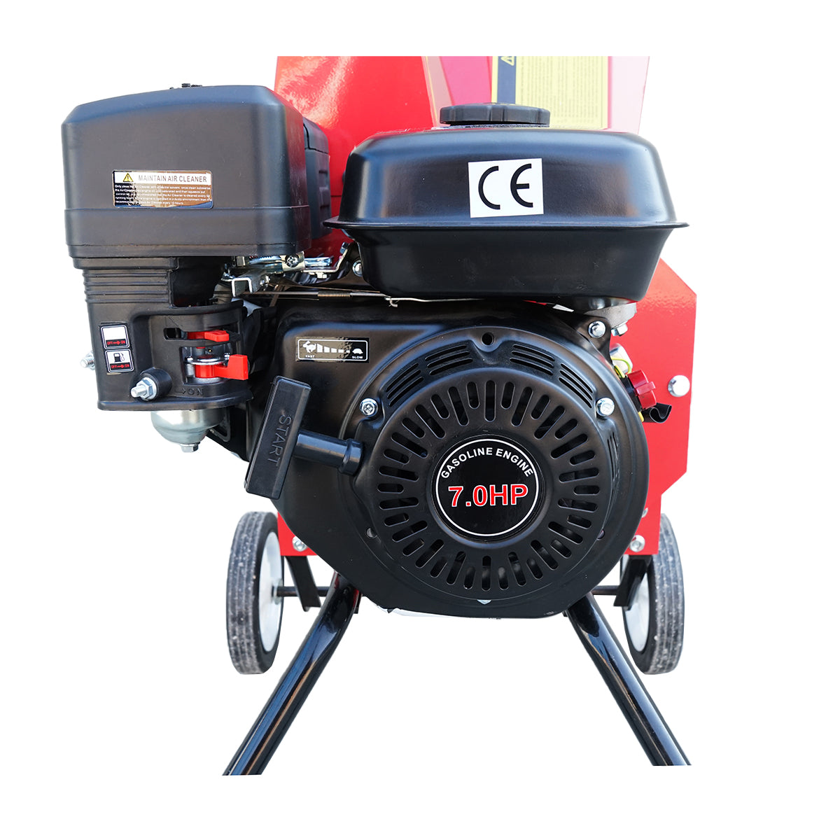 Branch chipper on gasoline, cutting diameter 50mm, cutting speed 2800 rpm, 202cc/ 7HP Breckner Germany