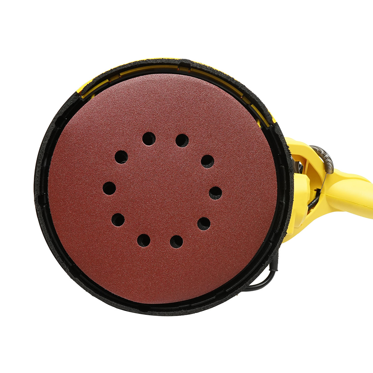 Wall and ceiling sander with vacuum cleaner and bag 880W, 220V, 5 speed settings 1000-2100 r/min, telescopic arm 125-180cm, illuminated head with 72 LEDs, 6 discs 225mm Crownman