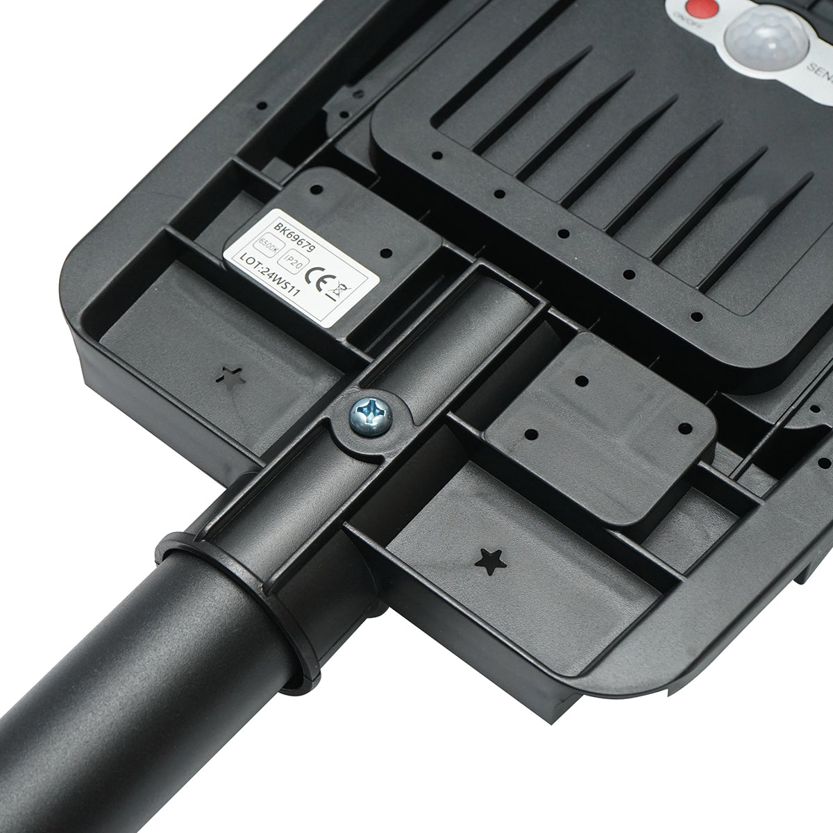 200W LED solar lamp for street lighting with solar panel and motion sensor Breckner Germany