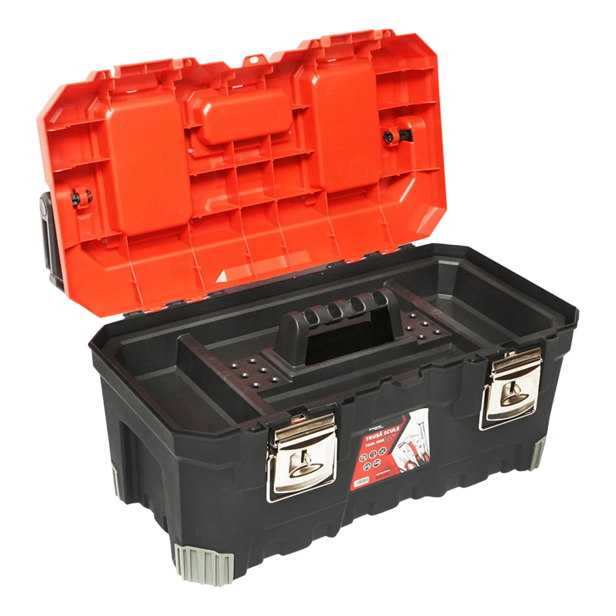 Professional tool box with aluminum handle 560x300x277mm Breckner Germany