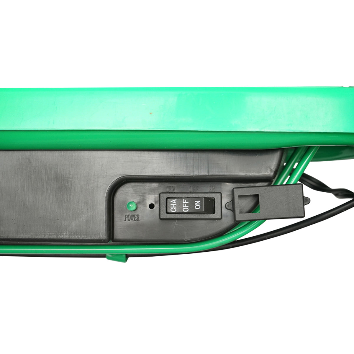 Green electric scooter 120W 24V 4.5Ah for children, maximum weight 65Kg, maximum speed 12km/h Breckner Germany
