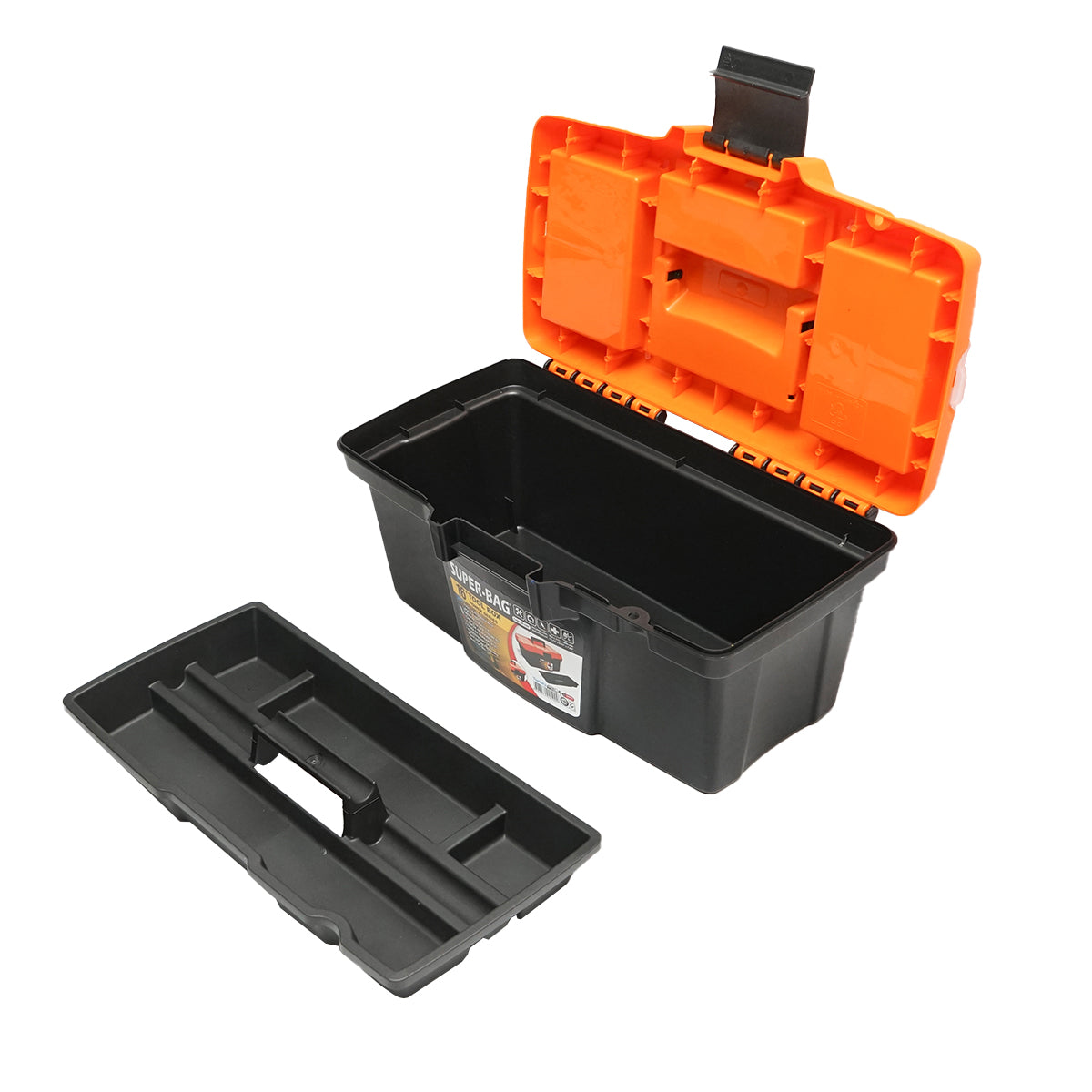 Plastic tool box 215x400x180mm
