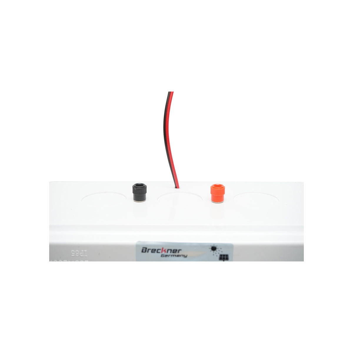 20W monocrystalline photovoltaic solar panel 460x350x135mm with 12V/17Ah battery, 12/24V 10Ah regulator and 2x USB ports Breckner Germany