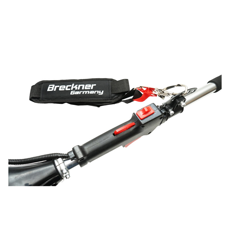 4 in 1 multifunctional gasoline lawn mower 1 cylinder 0.9kW/9000rpm. 25cc Breckner Germany