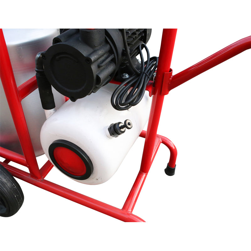 2-station milking machine, 40L aluminum tank with bottle, vacuum reservoir Breckner Germany