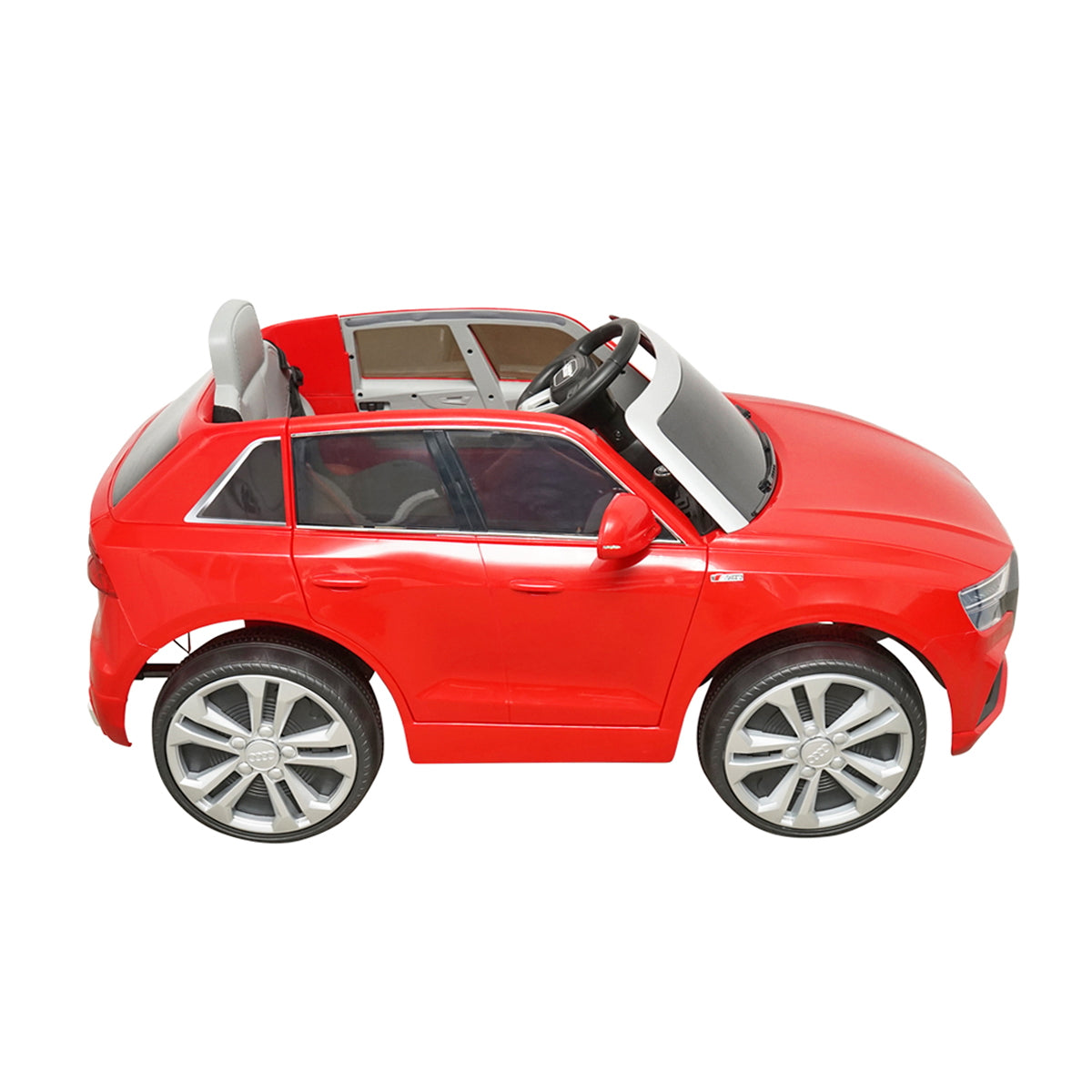 6V/7Ah battery electric car with remote control for kids JJ2066 Audi Q8 red