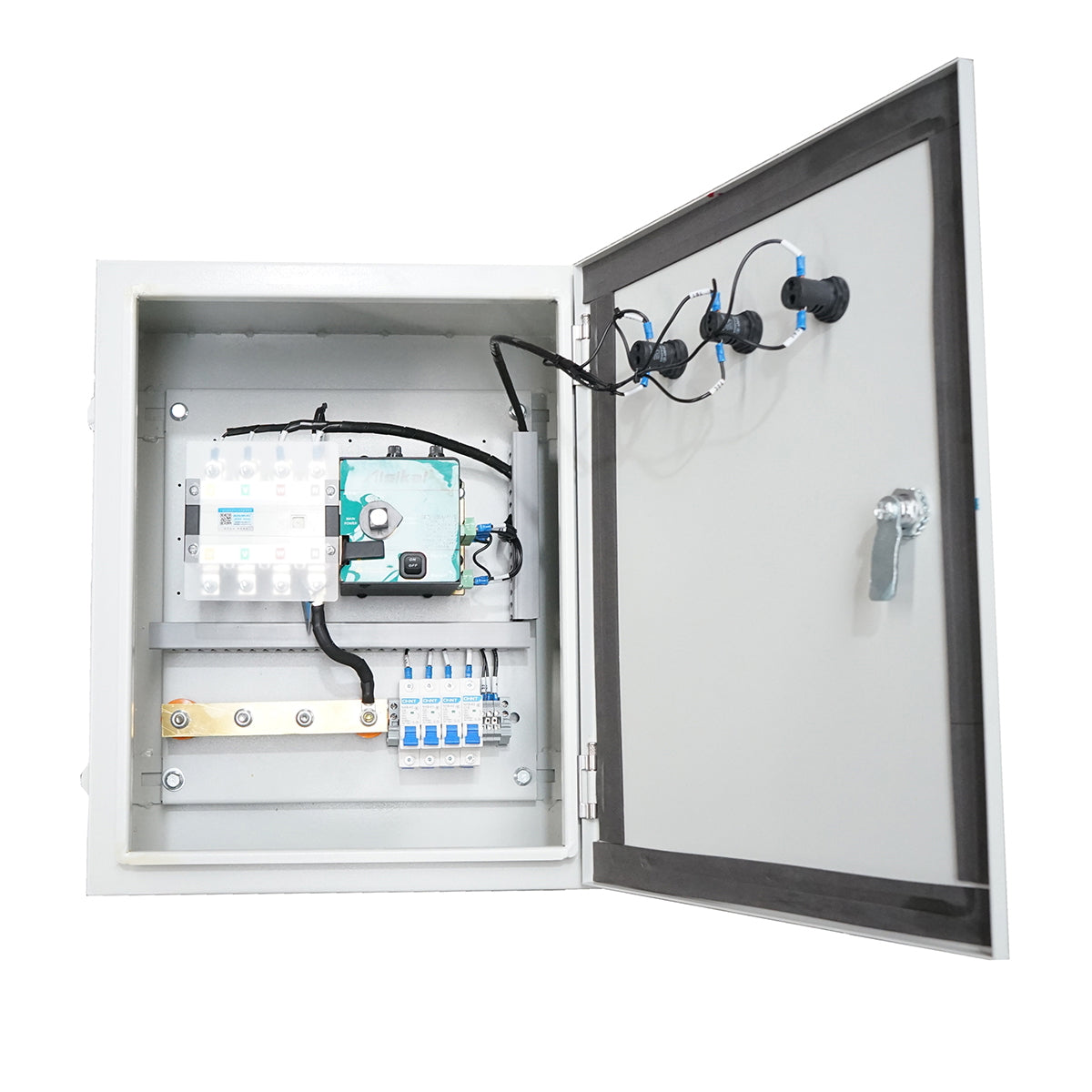 Three-phase electric generator 28KVA, 230/400V with Ricardo N4100DS-30KW diesel engine and 100A ATS