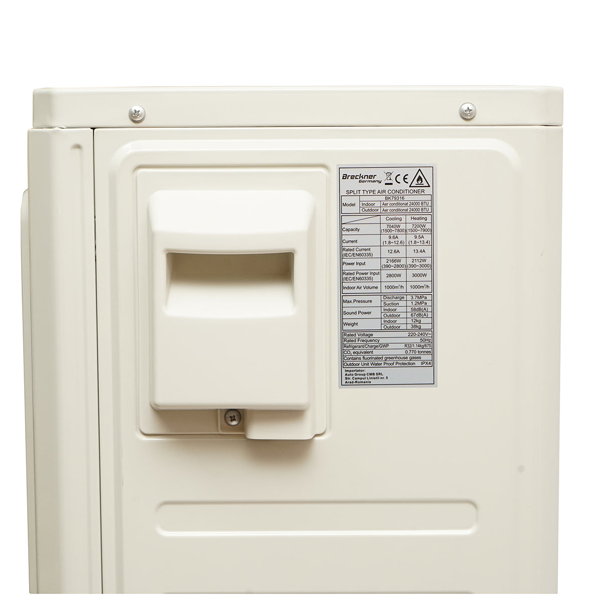 Inverter air conditioner 24000 BTU, energy class A++/A+, heating function, dehumidification, I feel, Wi-Fi, TCL Smart Life app