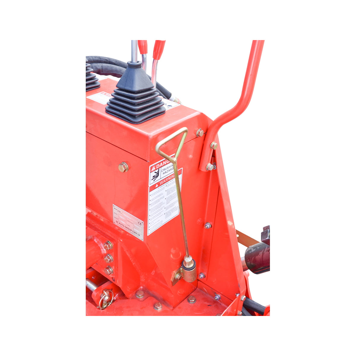 Excavator arm for tractor 25-50HP, 180-degree rotation, digging depth 2.2m, 415Kg Breckner Germany