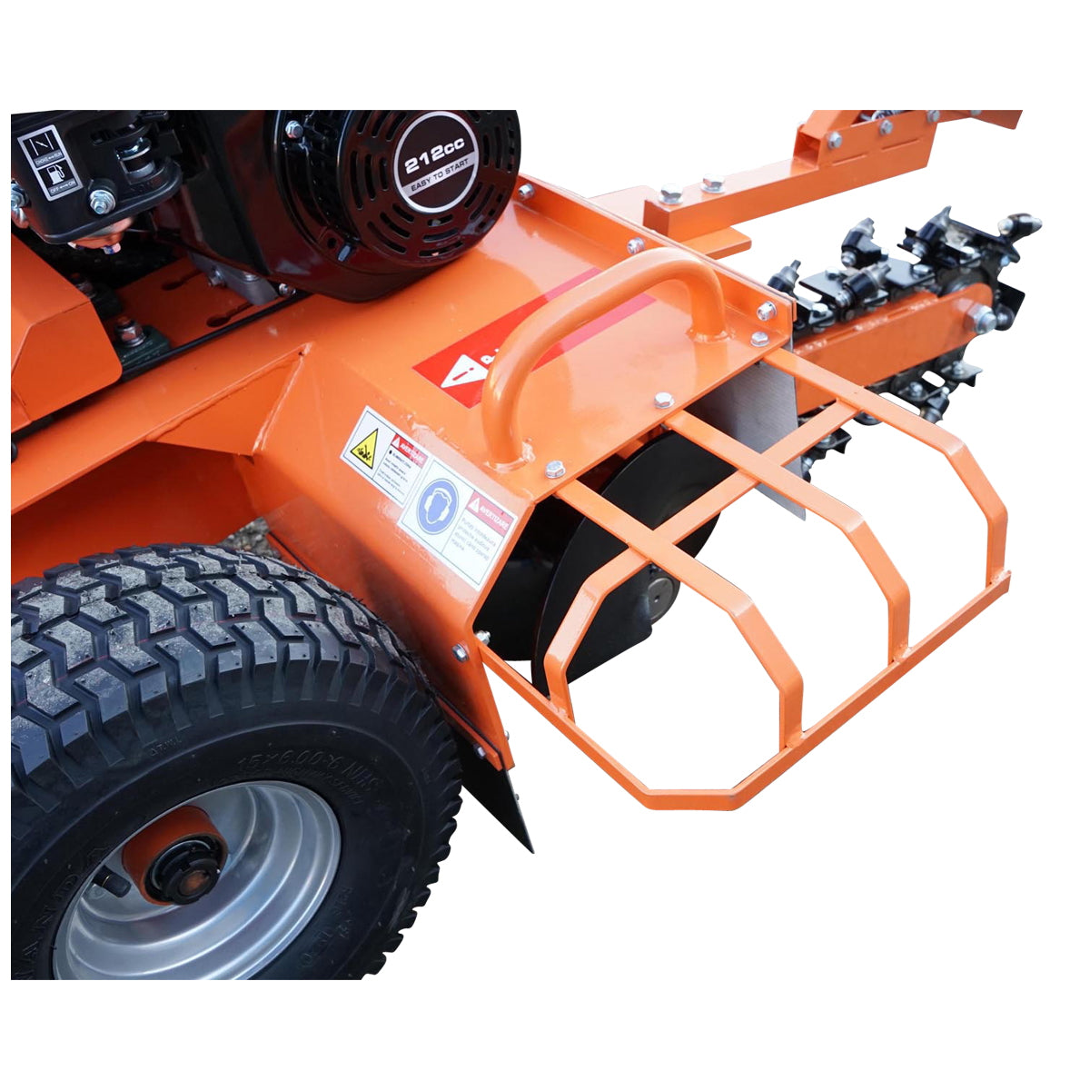 7 HP trench digging machine with a working width of 100mm and depth of 450mm Thor