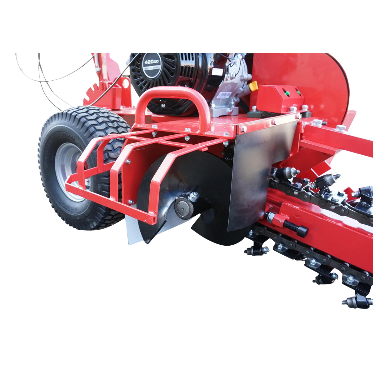 Trencher machine 15 HP working width 100mm depth 600mm Breckner Germany