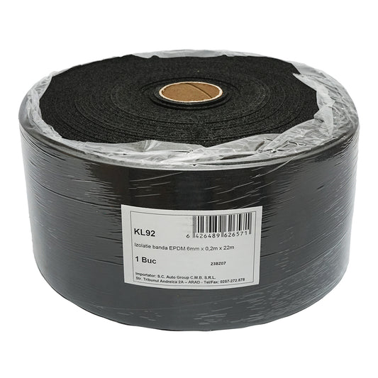 22m roll of EPDM sealing tape 200x6mm for solar panels