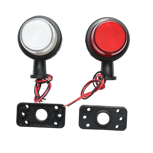 Side lamp LED NEON rotating 12-24V, red-white FR0238 Breckner Germany