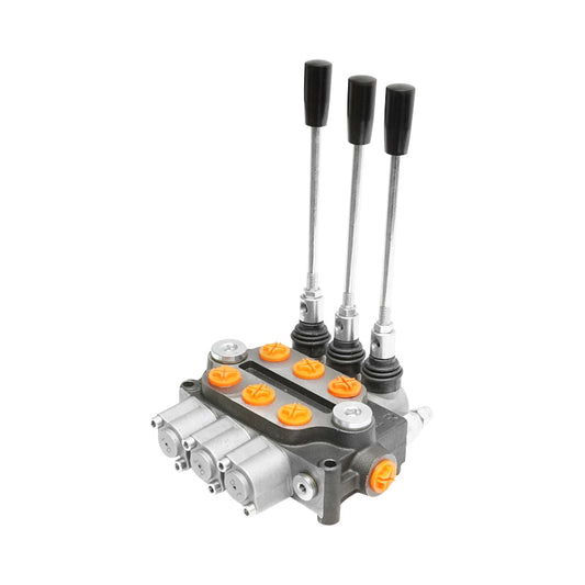 Hydraulic distributor 3 levers 200-220 bar 40L/min Breckner Germany