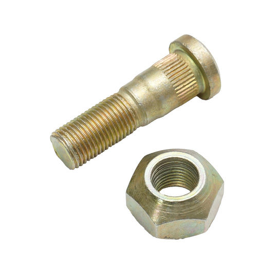 Rear wheel hub and nut Massey Ferguson OEM part number 825507M1, 180004M1, 185400M1, 181260M1, 185400M2