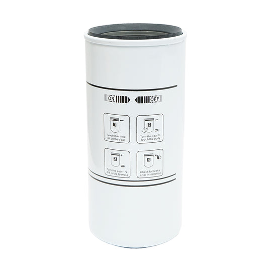 Filter for removing particles from diesel tank, maximum pressure 3.4 Bar, flow rate 94.6 L/min, 30 microns, 1 1/2 -16 UNF Breckner Germany