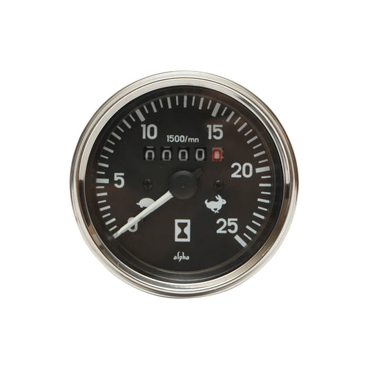 Clock/RPM indicator, universal tachometer compatible also with Massey Ferguson 1666561M92, 1666562M92, 1674637M2, 1674637M92, 1875187M92