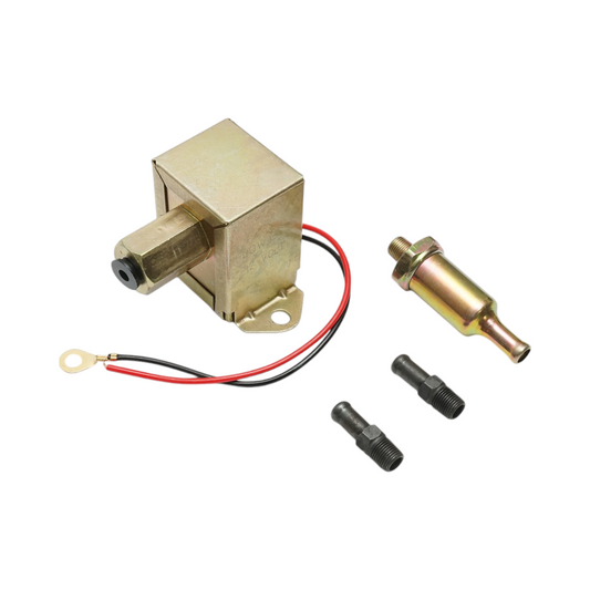 Universal electric fuel pump with built-in filter, 12V, L=135mm, dia 8mm for diesel/gasoline OEM YK-2049