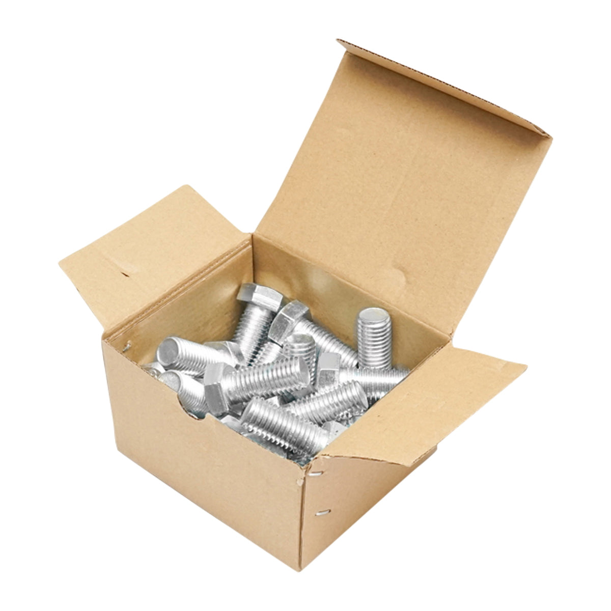 Set of 25 hexagon head screws DIN 933-8.8 M18X40