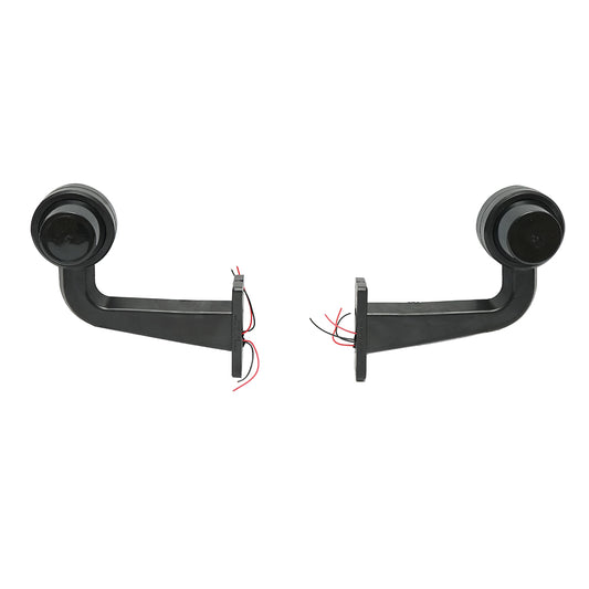 Set of LED side marker lamps with a 12-24V arm, red-white smoke FR0157 Breckner Germany