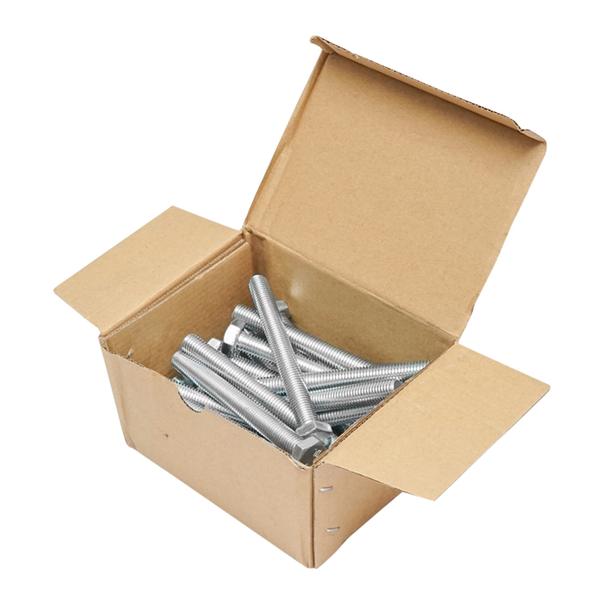 Set of 25 hexagon head screws DIN 933-8.8 M12X120