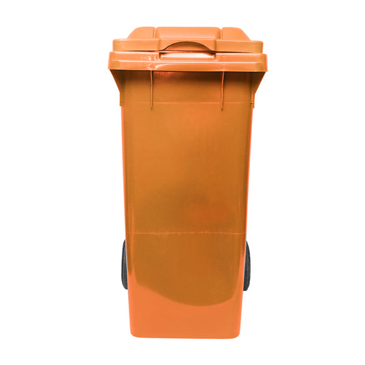 120L orange trash bin Breckner Germany