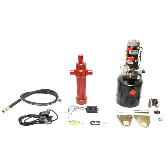 2-ton hydraulic tipping kit with wireless remote control 24V/1.2KW