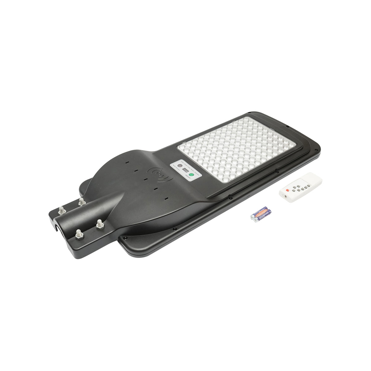 150W LED solar street lamp, IP65, 6500K with solar panel, motion sensor, remote control, pole mounting Breckner Germany