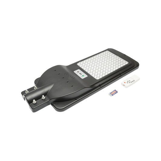 150W LED solar street lamp, IP65, 6500K with solar panel, motion sensor, remote control, pole mounting Breckner Germany