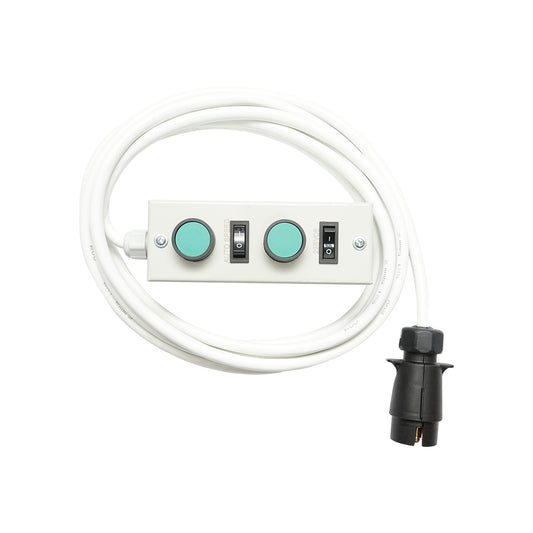 Winch remote control with a cable length of 276cm and a 7-pin socket 12V for Forest Tractor