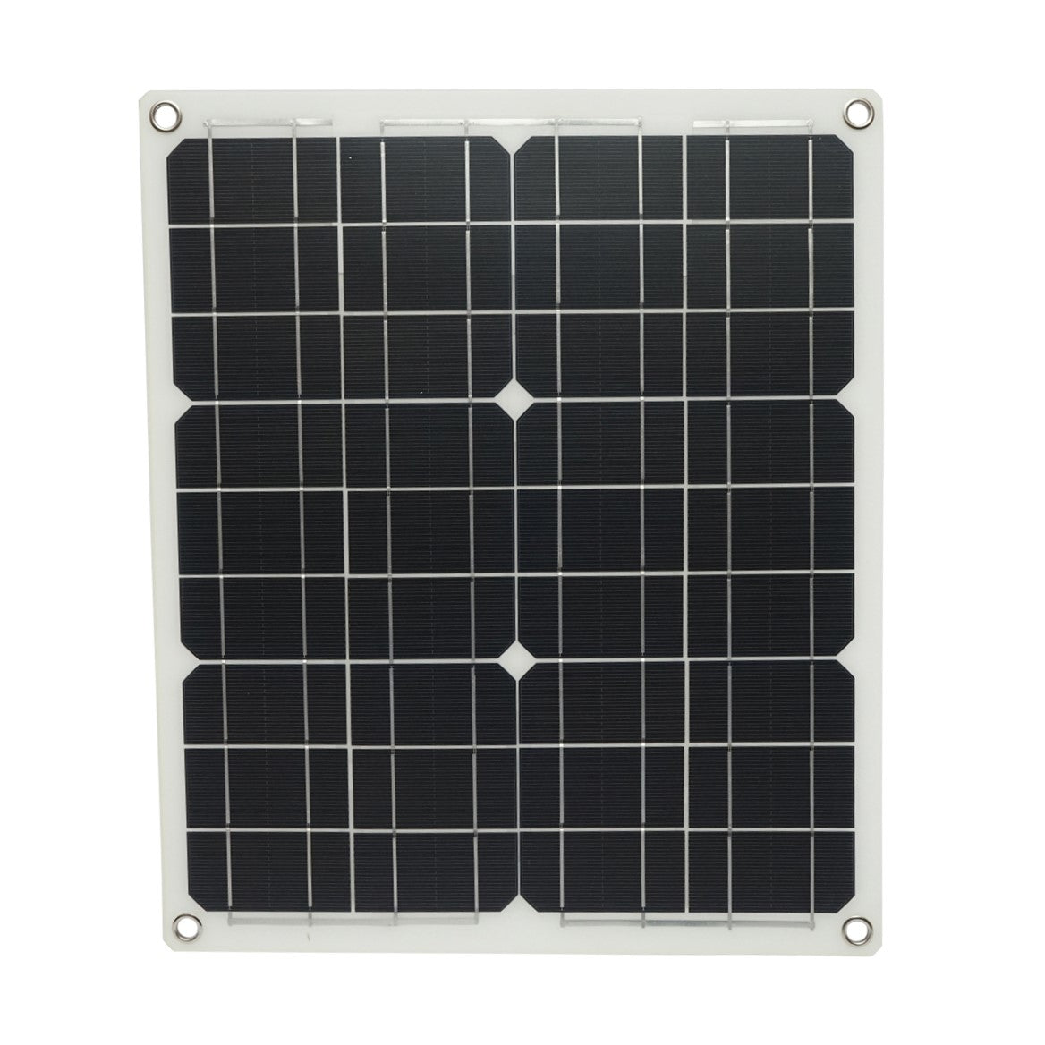 Portable solar photovoltaic system with 20W panel and USB, Type-C voltage regulator for camping