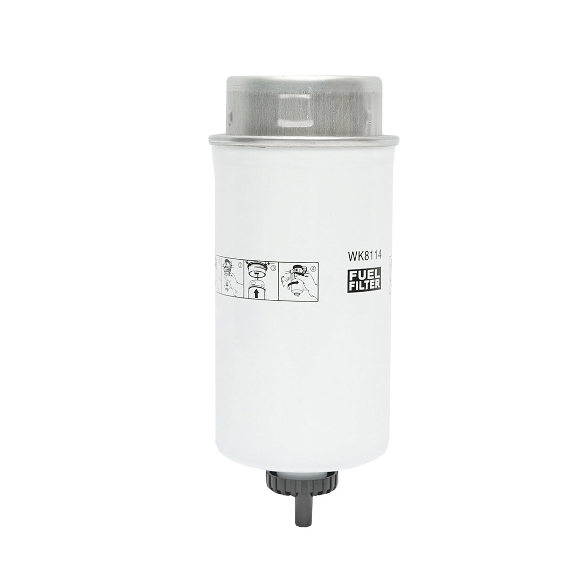 Fuel filter for Fiat, Case IH, Valtra, Ford P551425, WK8120, XN193 Breckner Germany