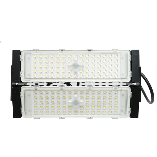 LED Projectors 100W, 220V, 6500K, IP67 black 410x380x155mm Breckner Germany