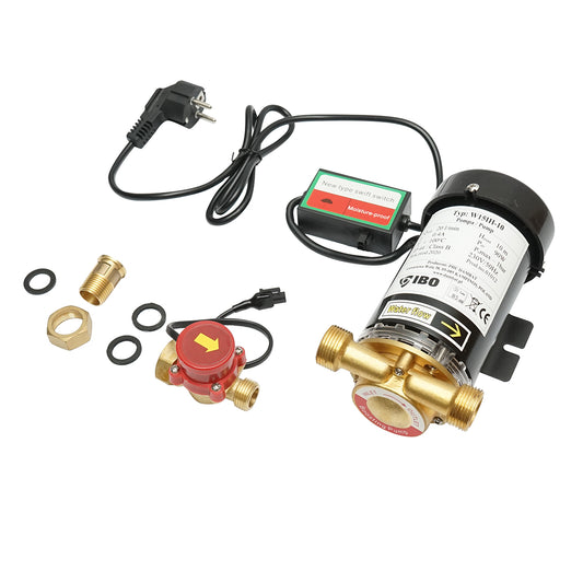 Water hot/cold pressure lifting pump 90W, 220V, 20 l/min, height 10m, pressure 1 bar IP44