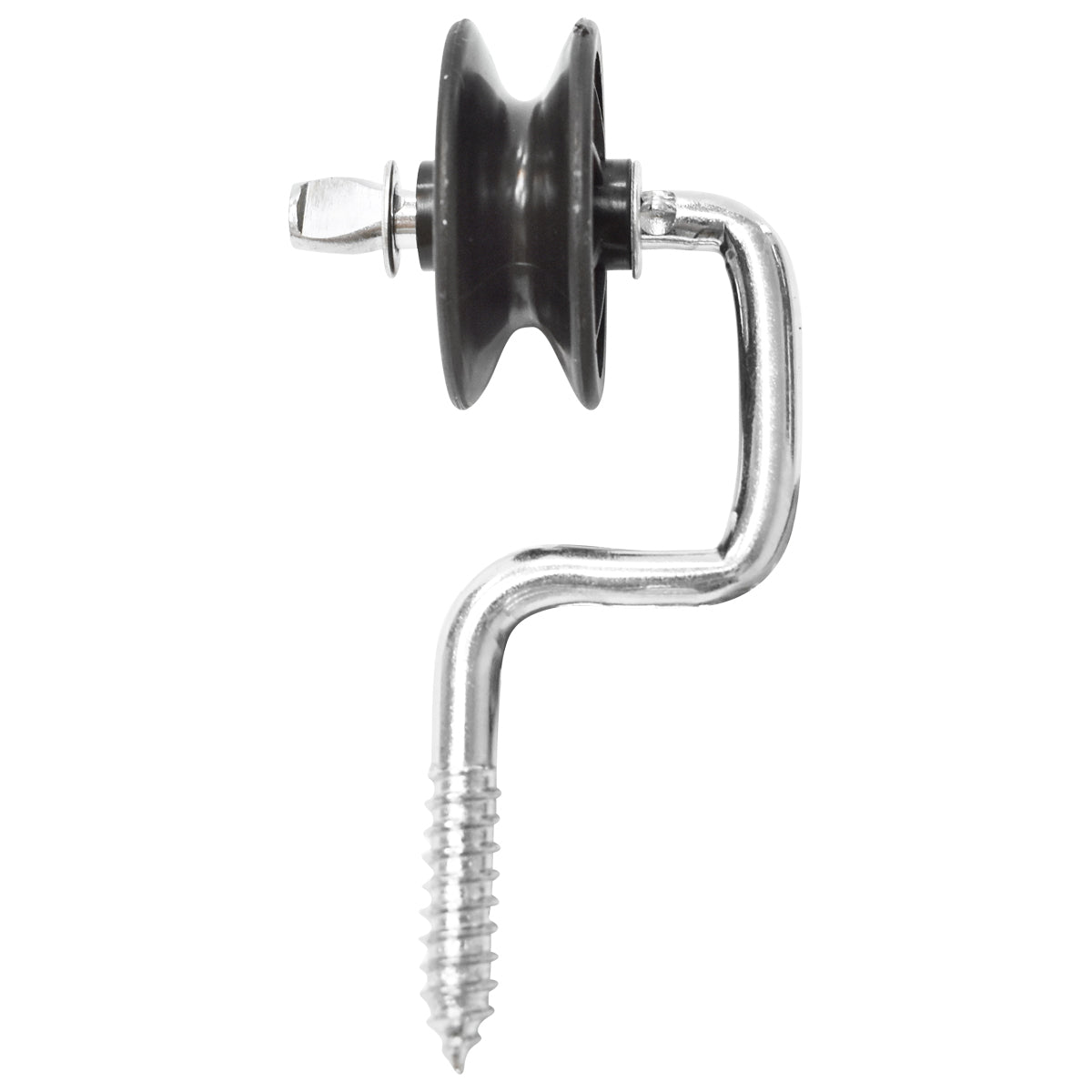 Black isolator with a slot of 6.9mm 107x54mm electric fence Breckner Germany