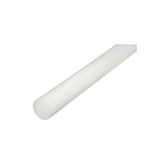 White polyamide PA6 bar 1000x25mm 0.6Kg