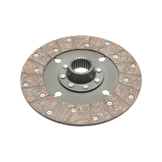 Clutch disc power take-off Massey Ferguson outer diameter 250mm, inner 1-38mm, inner 2-41mm, 25 splines OEM 1865836M91