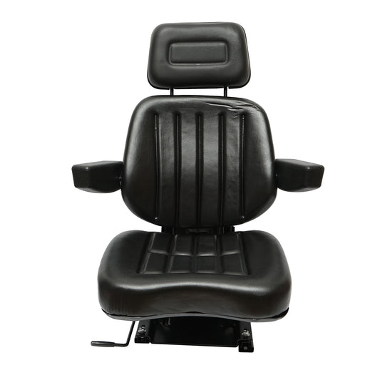 Adjustable universal seat for tractor with armrests 765x515mm