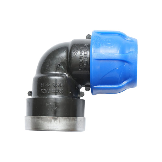 Compression fitting mother inner thread D32mmx1-1/4 PN 16 bar for PEHD irrigation systems