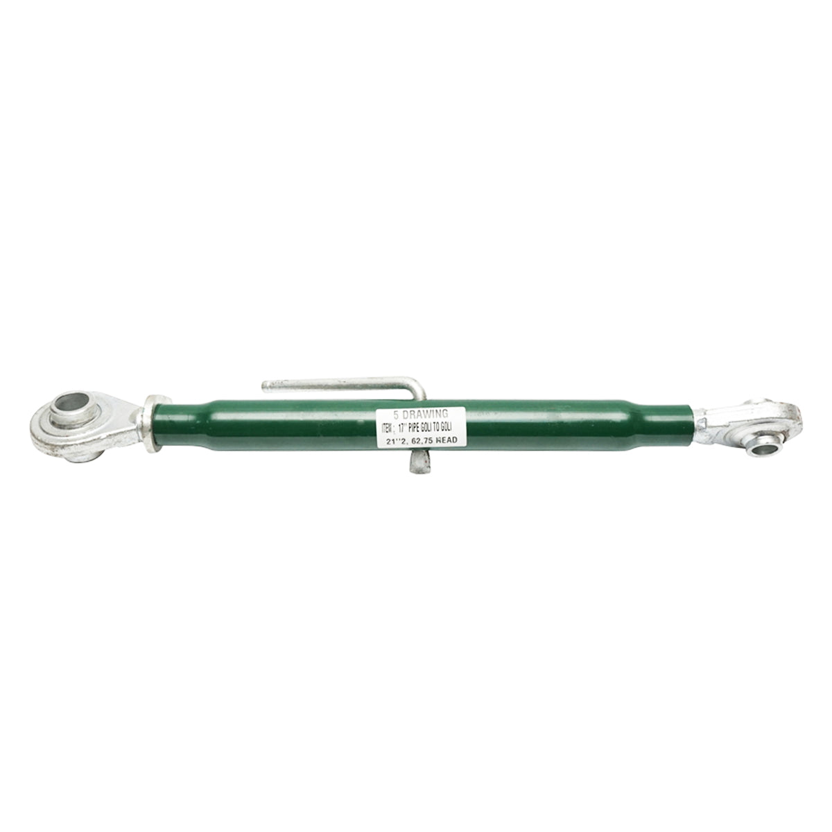 Central drawbar 54 cm, CAT 1-2, M30x3.5
