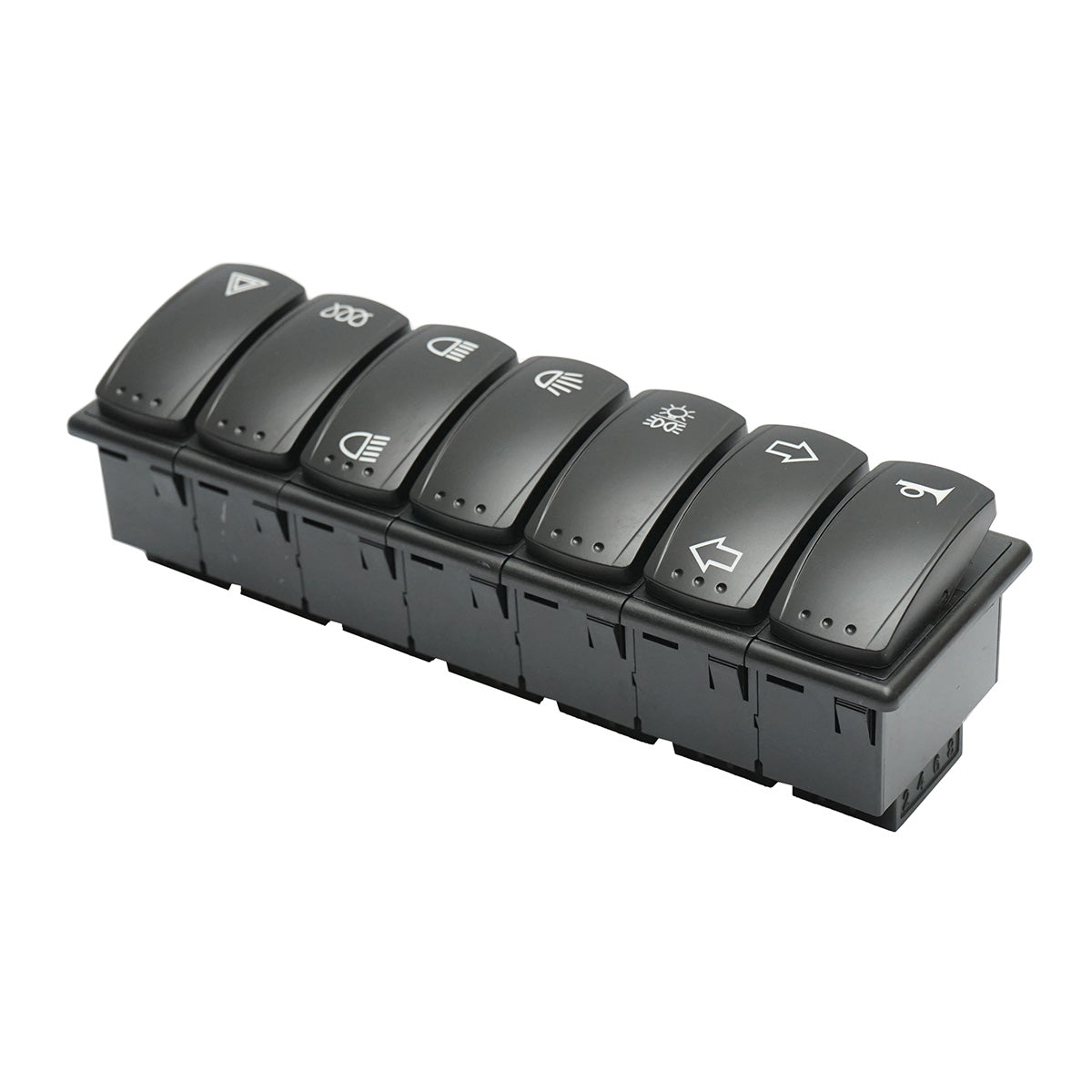 Control panel, 7-button universal switch