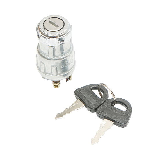 Universal ignition switch with key, 12V, 4 pins, diameter 34mm, mounting thread diameter 23.5mm Breckner Germany