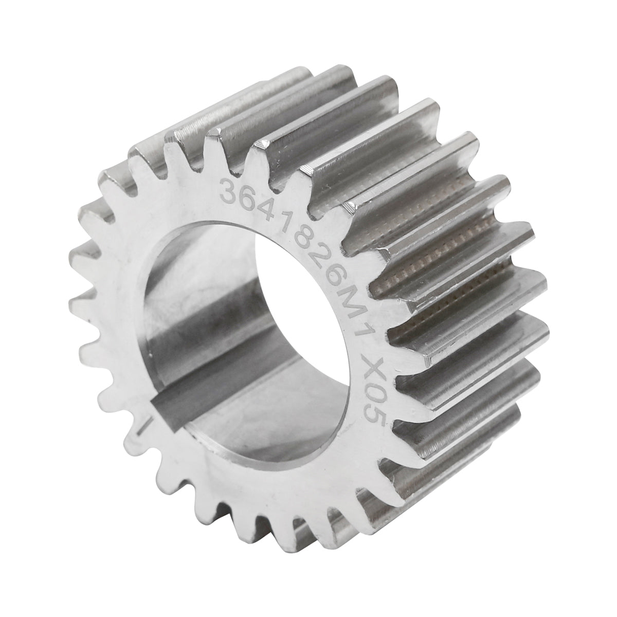 Motor shaft pinion Landini, Massey Ferguson, JCB, Perkins Engine OEM code 02139014, 31163411, 81804043, 31163491, 31163492, 31163493, 31163494, 31163495, 3637518M1, 3641085M1, 3641397M91, 3641826M1, 957E6306