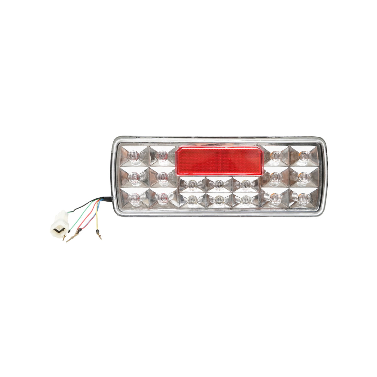 Universal left rear lamp 345x130mm with LED 12V