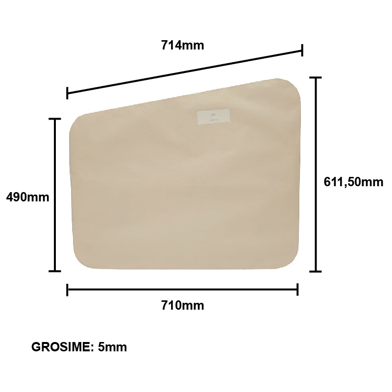 Window 714x611, 50x5mm mobile side of the old type square cabin UTB U-650