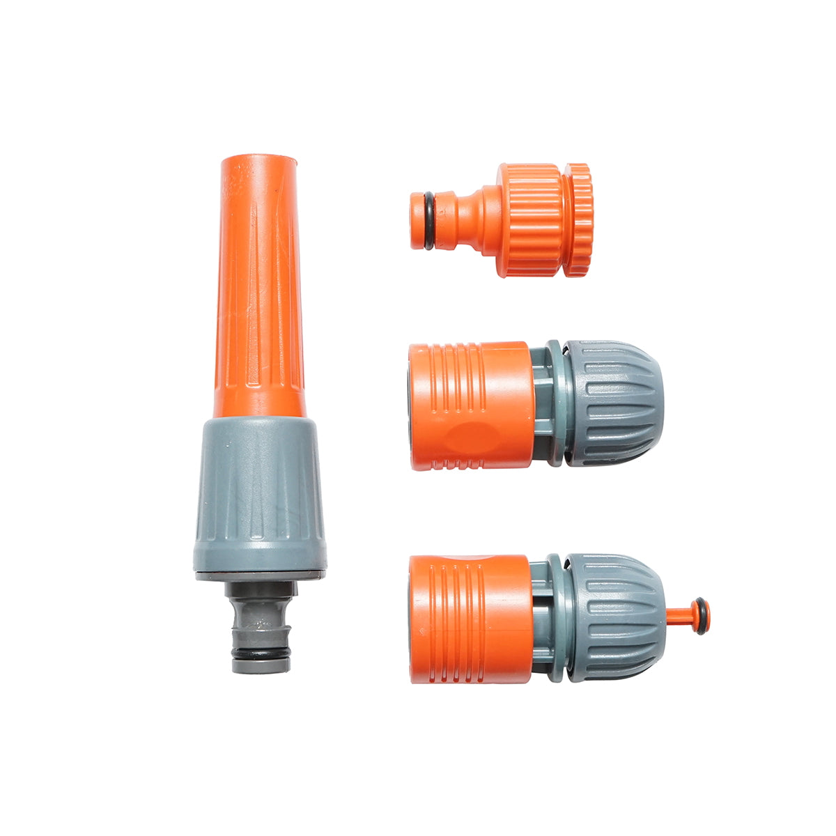 Adjustable head connector set 1/2 for garden hose