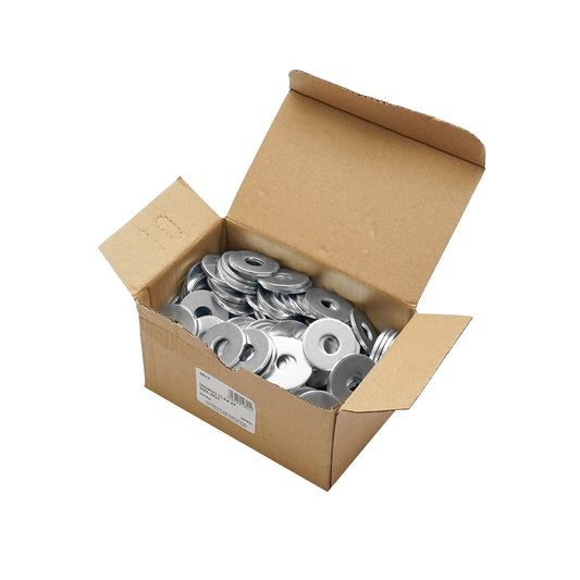 Zinc-coated washers DIN 9021-4.8 M10 200 pcs