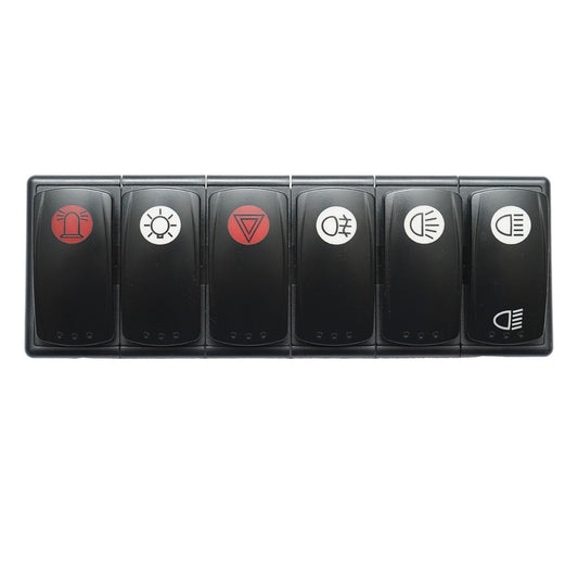 Control panel, 7-button universal switch