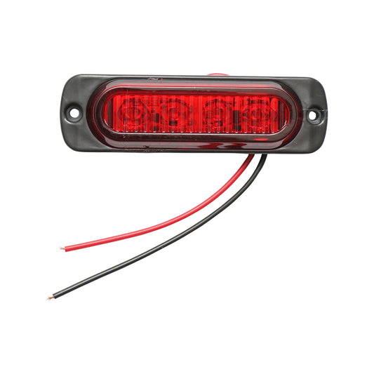 Red LED side marker lamp 12-24V FR1271 Breckner Germany